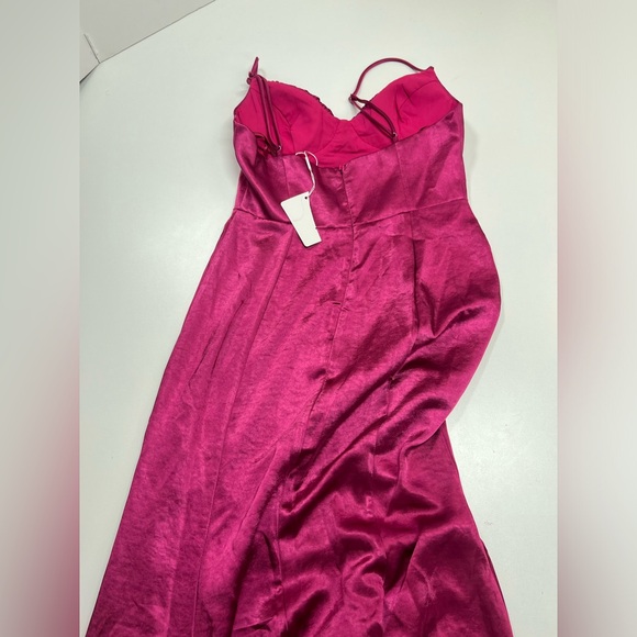 Selfie Leslie Hello Molly Anything Goes Maxi Dress Magenta New With Tags Small - Picture 4 of 16